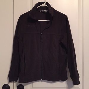 Black Columbia fleece jacket