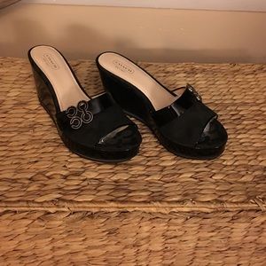 Coach slip ons black. Bought from another posher