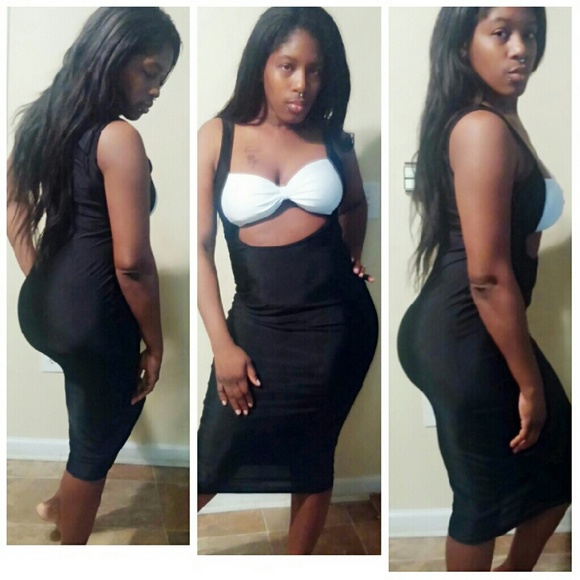 Black and white dress