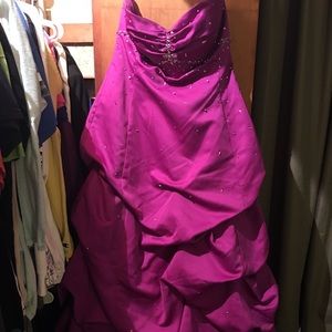 Purple prom dress