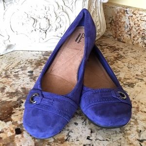 Clarks flats, Royal Blue, NWOT, Size 9