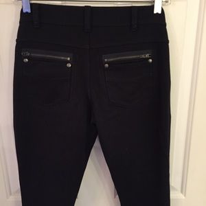 Two Athleta Skinny Pants in black and Gray