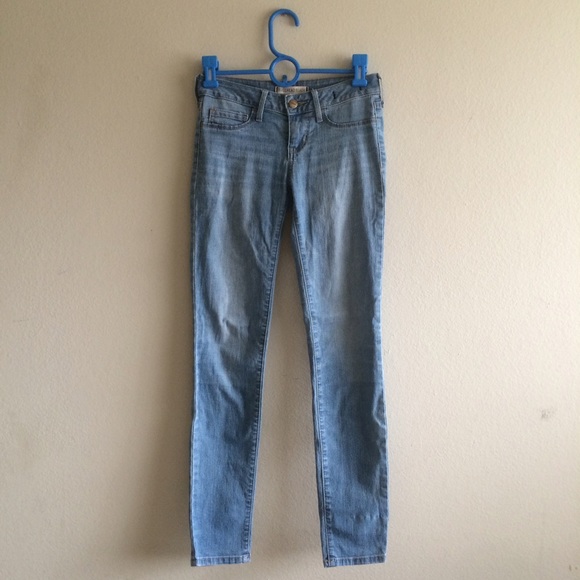 ❌SOLD❌ Pacsun Bullhead Black light wash denim leggings - Picture 4 of 4