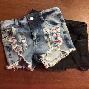 Girls denim shorts