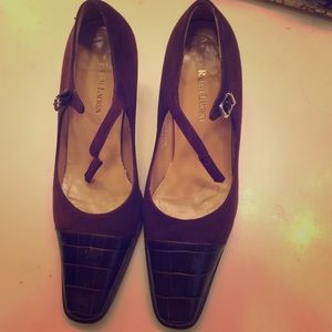 Purple Ralph Lauren heels