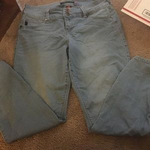 Light colored torrid denim skinny jeans