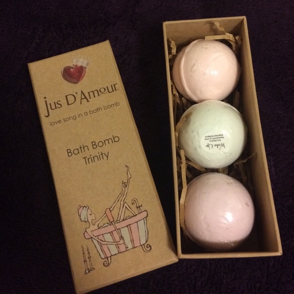 Bath bomb trinity.