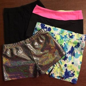 Girls gym shorts