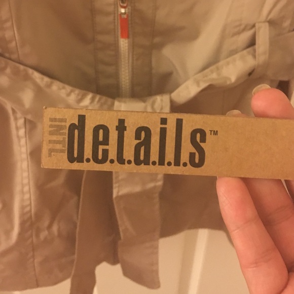 Belted, Hooded Spring Trench (never worn) - Picture 2 of 4