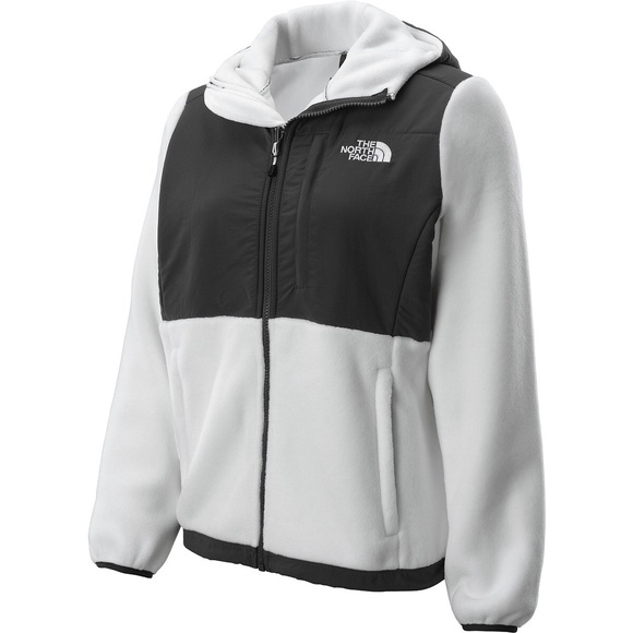THE NORTH FACE Womens Denali Fleece Hoodie, White