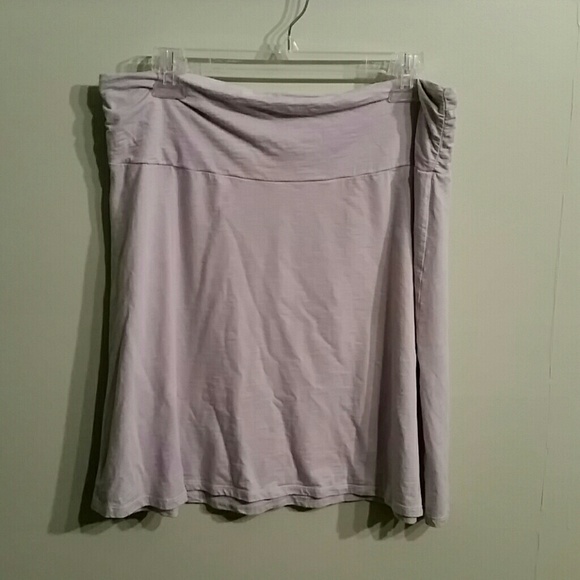 Horny Toad grey organic cotton blend skirt