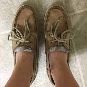 Used Plaid Sperry Top-Sider
