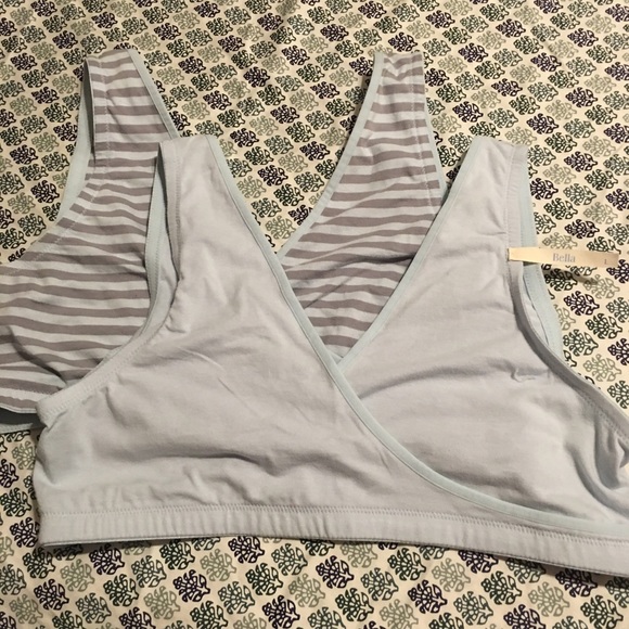 2 Destination Maternity sleep/nursing bras size L