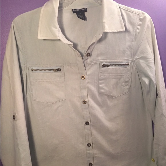 Button down jean shirt ‼️‼️‼️