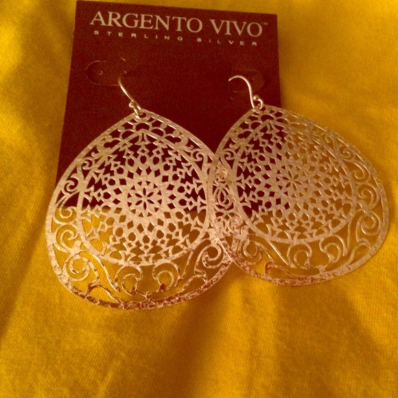 Argento Vivo sterling silver earrings