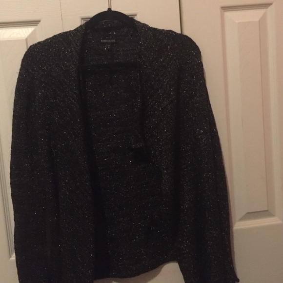 Express black and gold cardigan
