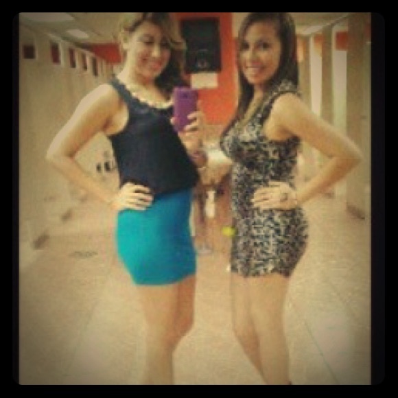 Sexy cheetah print dress