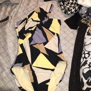 One sleeve bathing suit