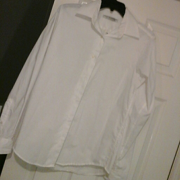 White button down