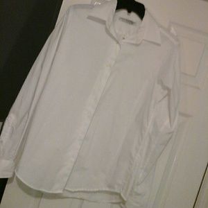 White button down