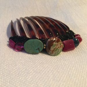 Colette Malouf semi precious stone hair accessory