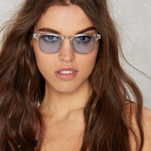 ❤️BOGO❤️New Nasty Gal Blue Eyes Clear Lens