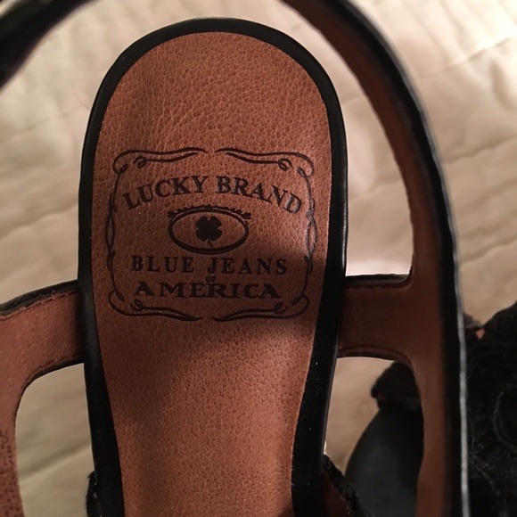 Lucky Brand Black Wedges - Picture 3 of 4