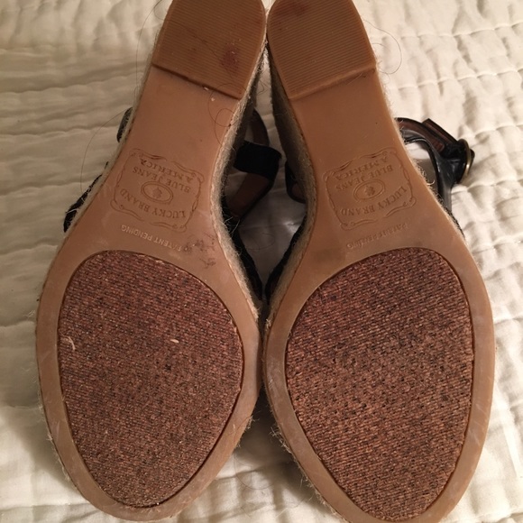 Lucky Brand Black Wedges - Picture 4 of 4