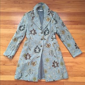 CAbi Jacobean Tapestry Coat Jacket