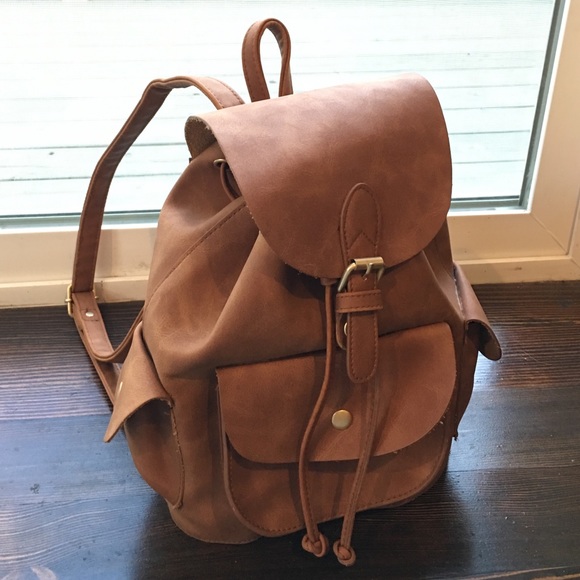 Vintage Camel Mini Backpack