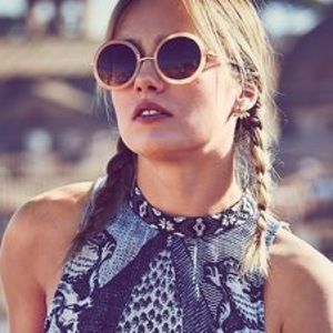 ❤️BOGO❤️New Free People Nude Oversized Round