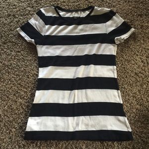Black/White stripe t-shirt