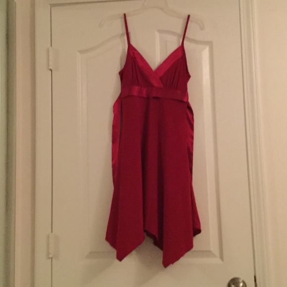 Red cocktail dress