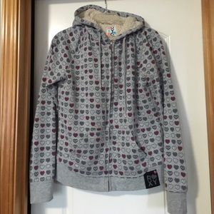 Zip up hooded jacket