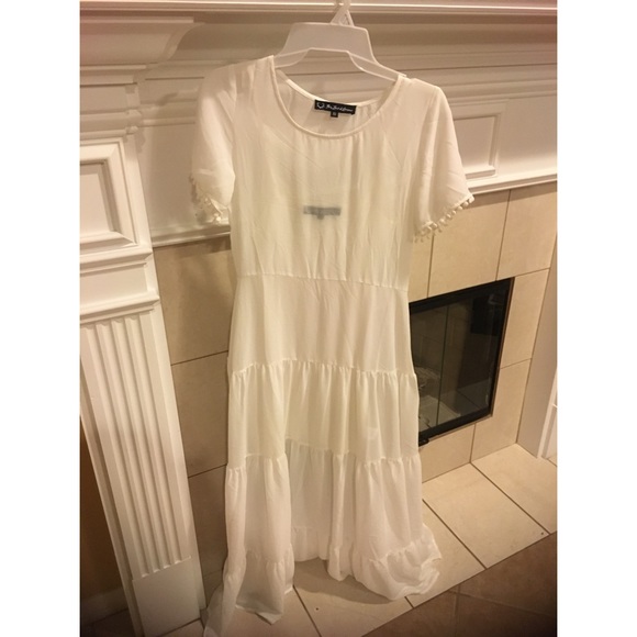 For Love and Lemons White Maxi Dress ✨