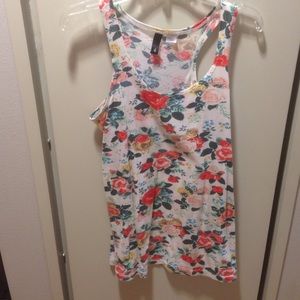 Flowered tank top!