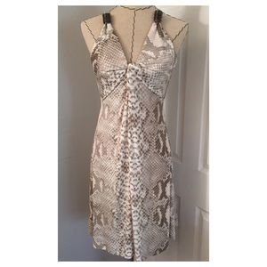 Kenneth Cole Snakeskin Print Dress
