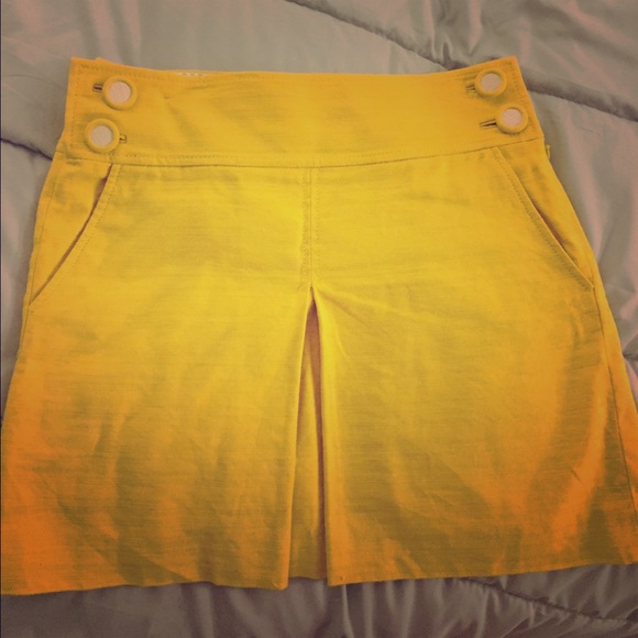 J. Crew Knee Length Linen Skirt - Picture 1 of 3