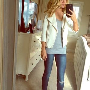 Forever 21 white blazer
