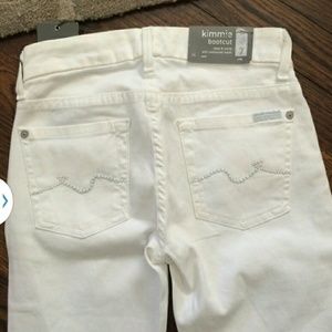 White 7 for all mankind jeans