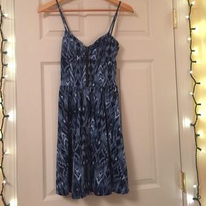 Blue Printed Sundress