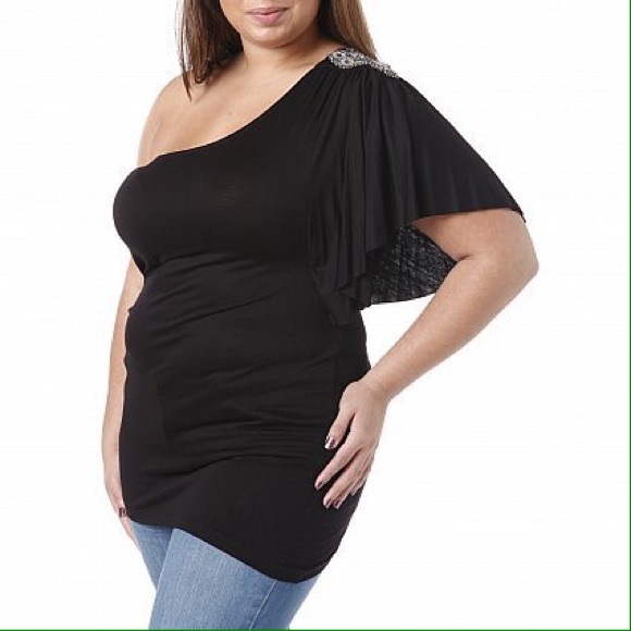 Beaded Shoulder Top