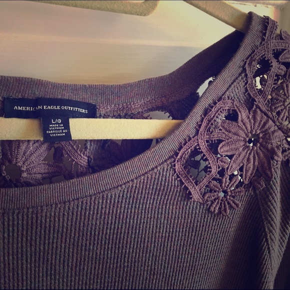 ‼️NWOT‼️AMERICAN EAGLE FADED PURPLE HI-LOW TOP