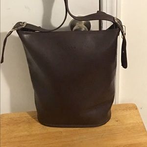 Chocolate Brown Cross Body Coach Bag