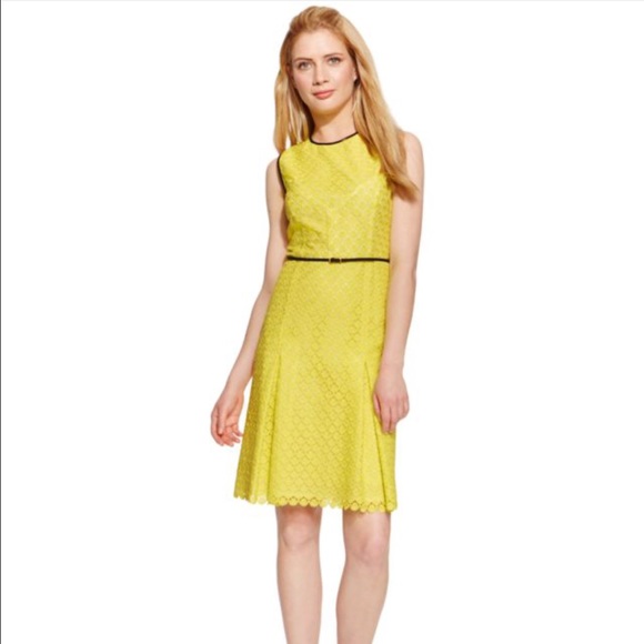 Calvin Klein Dresses & Skirts - 🎉HP🎉Calvin Klein Cit Citron Yellow Dress