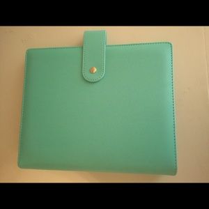 Marion Smith A5 Aquamarine Heart of Gold planner