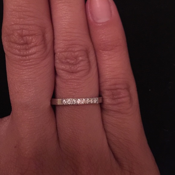 It's Our Anniversary Round 3mm Stone Pave Ring - Picture 1 of 4