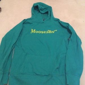 Moosejaw Hoodie Sweatshirt Green size Medium