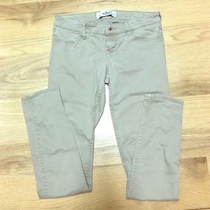 Hollister Khaki Skinny Pants 5R