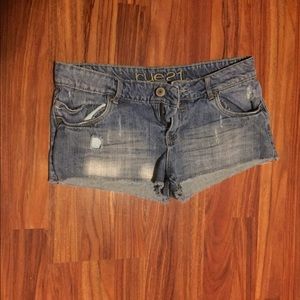 Denim shorts